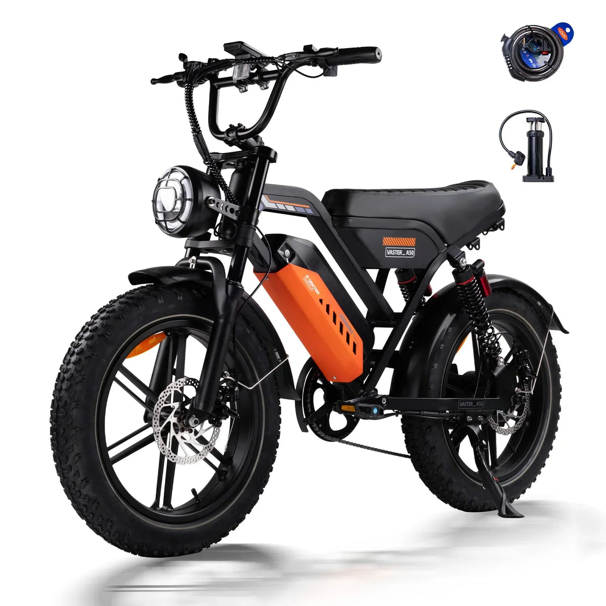 VTT électrique AVDLEU A50 20" 500W 48V – alternative au scooter thermique – newroule.fr