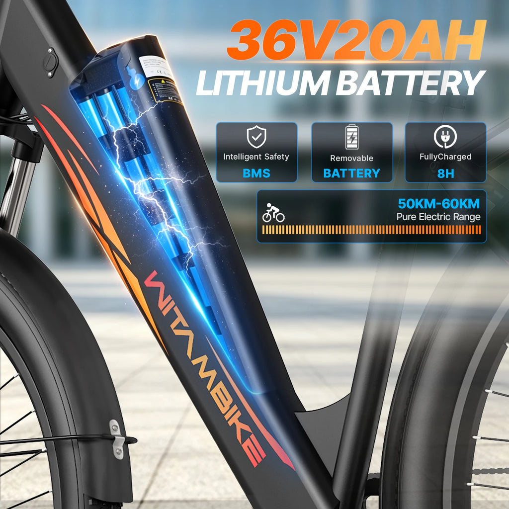 Vélo électrique WITAMBIKE W28 29" Fat Tire  250W
