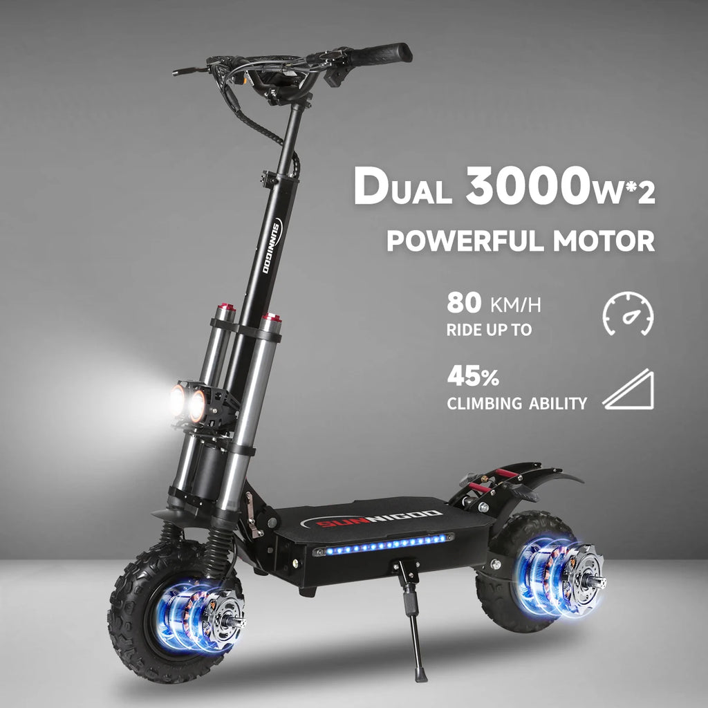 Trottinette Électrique Puissante 6000W – 60V