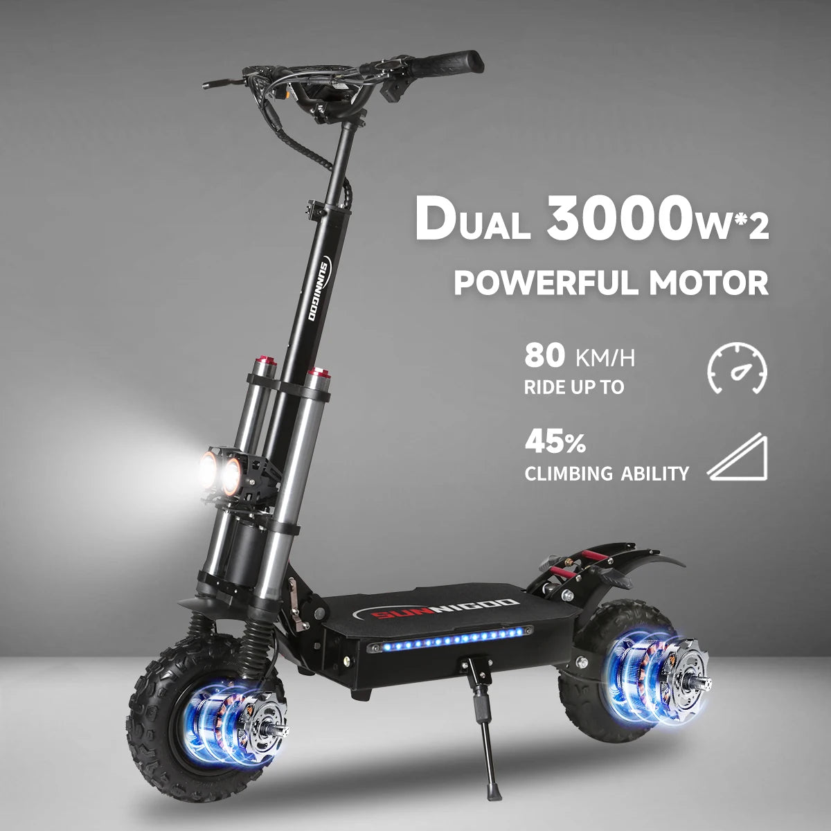 Trottinette Électrique Puissante 6000W – 60V
