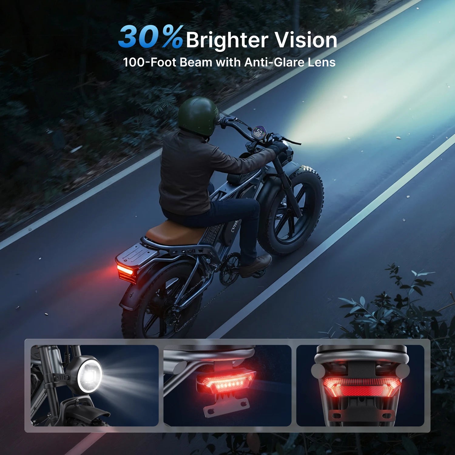 VTT électrique DEEPOWER QS7 20"  2000W | 48V jusqu'à 60Ah | Autonomie 240 km