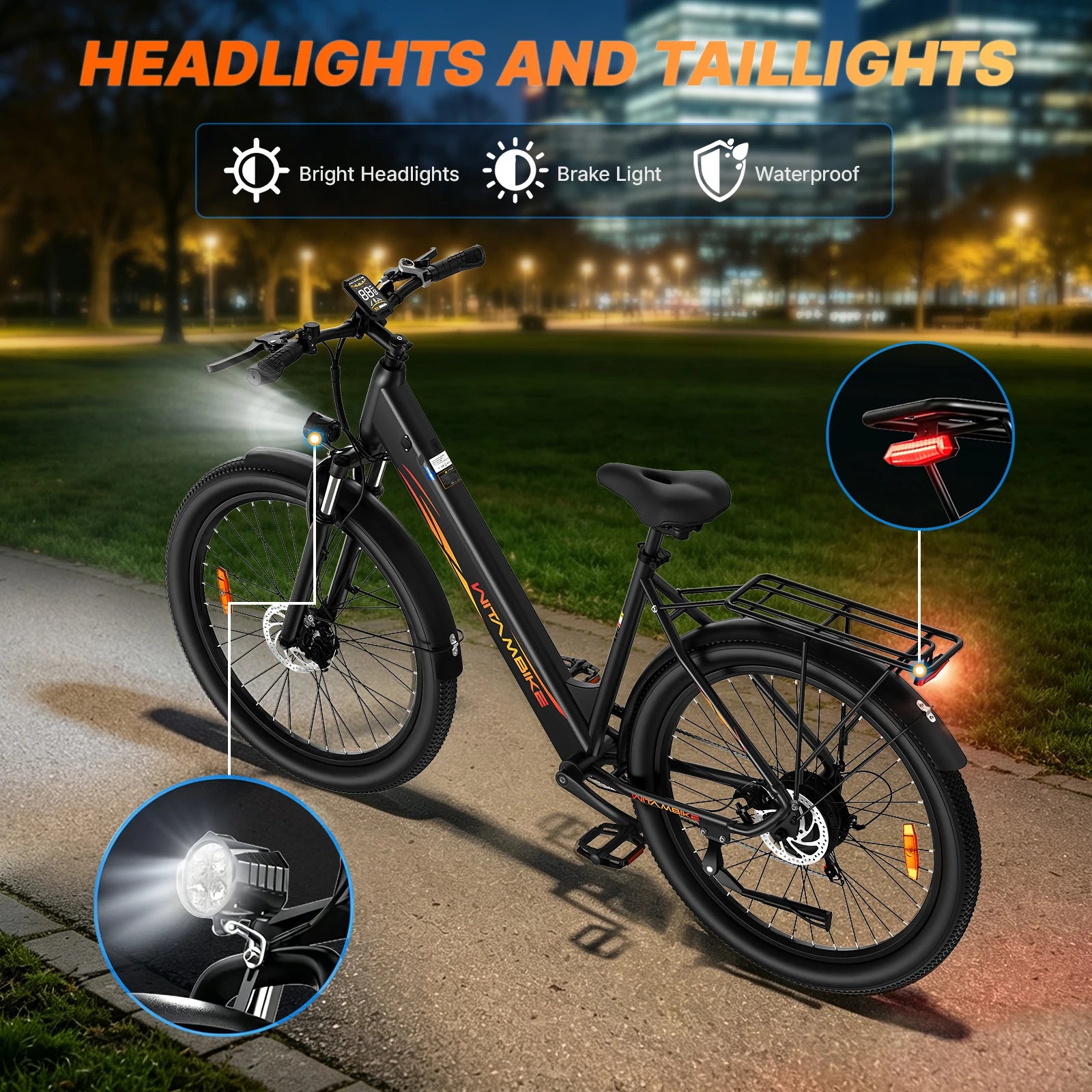 Vélo électrique WITAMBIKE W28 29"  250W Autonomie 120 km