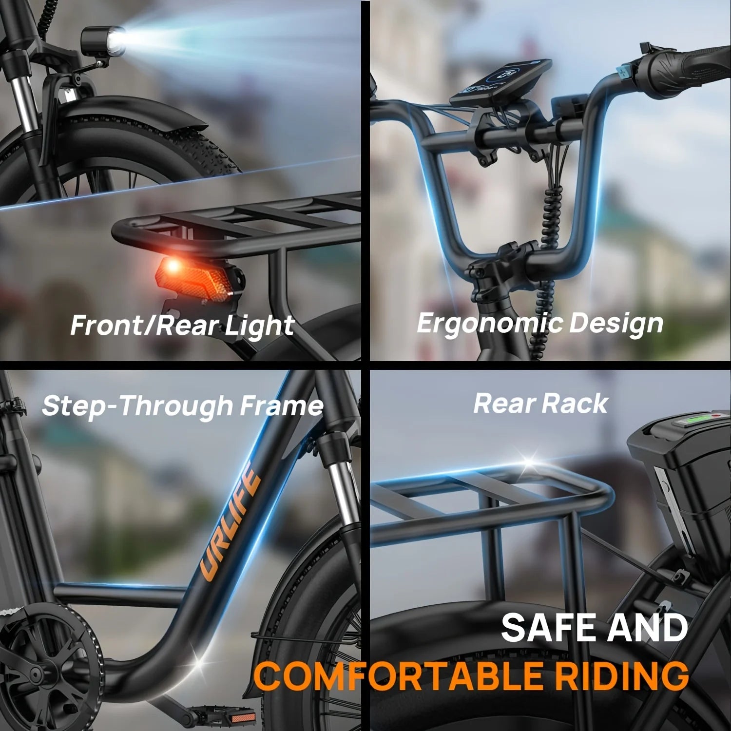 Vélo Électrique Fat Bike Urlife E20 – 1000W