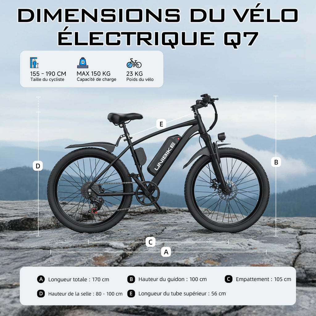 Vélo Électrique Aairsk Q7  250W |