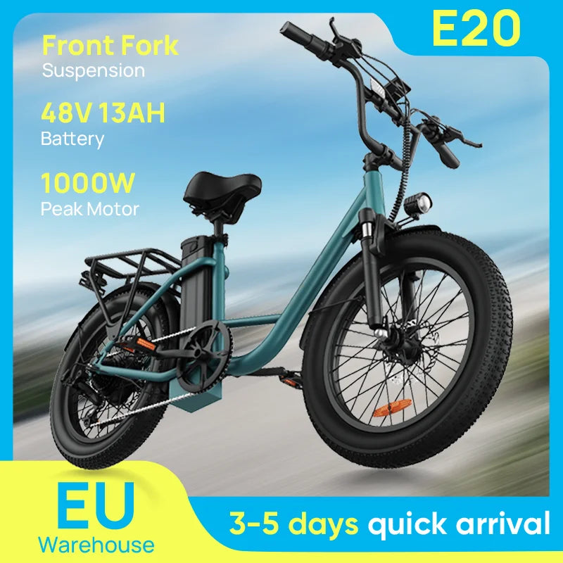 Vélo Électrique Fat Bike Urlife E20 – 1000W