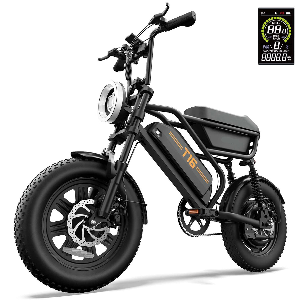 Vélo Électrique Urlife T16 | 48V 13Ah | 252W | Fat Tyre 16" | Jusqu'à 80 km