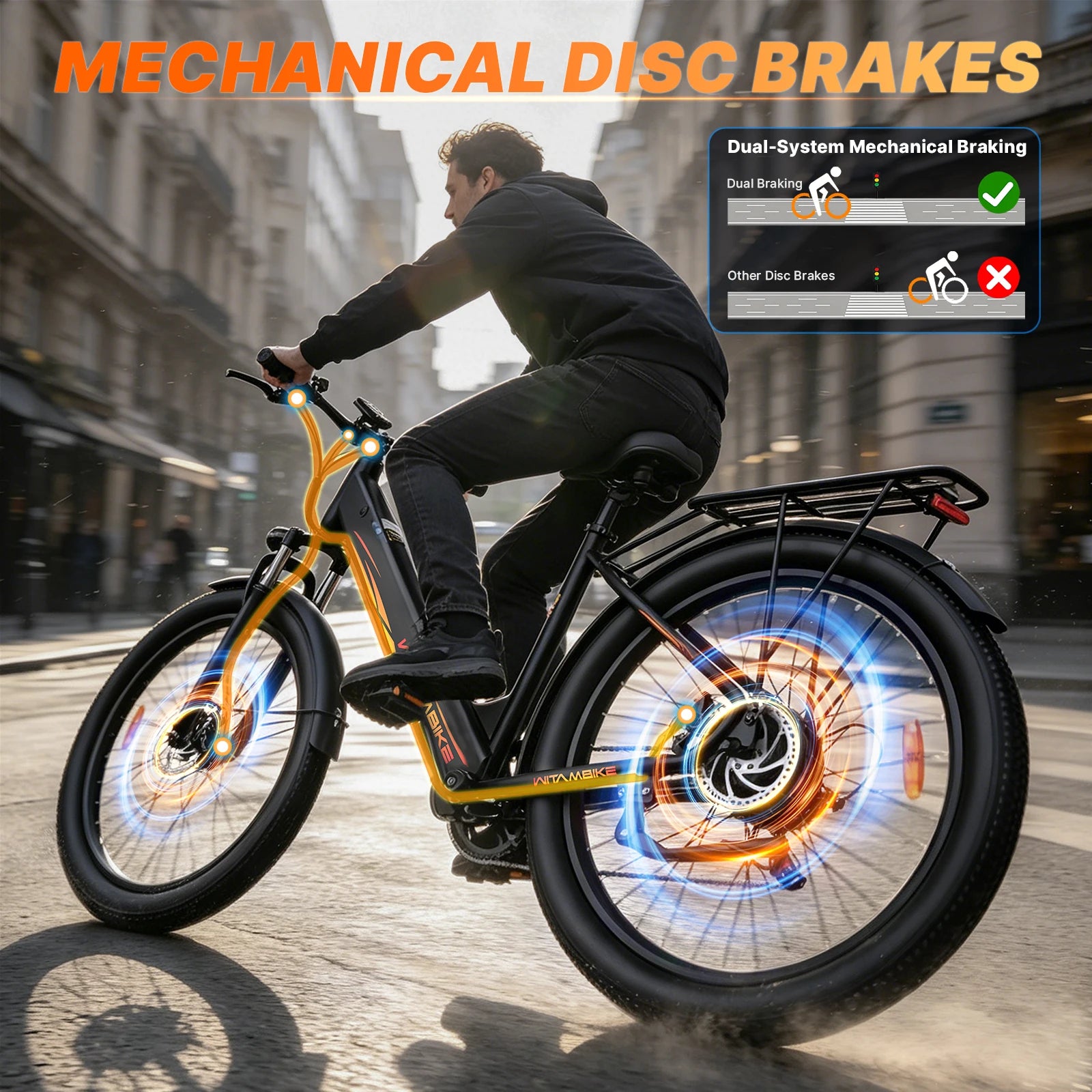 Vélo électrique WITAMBIKE W28 29" Fat Tire  250W