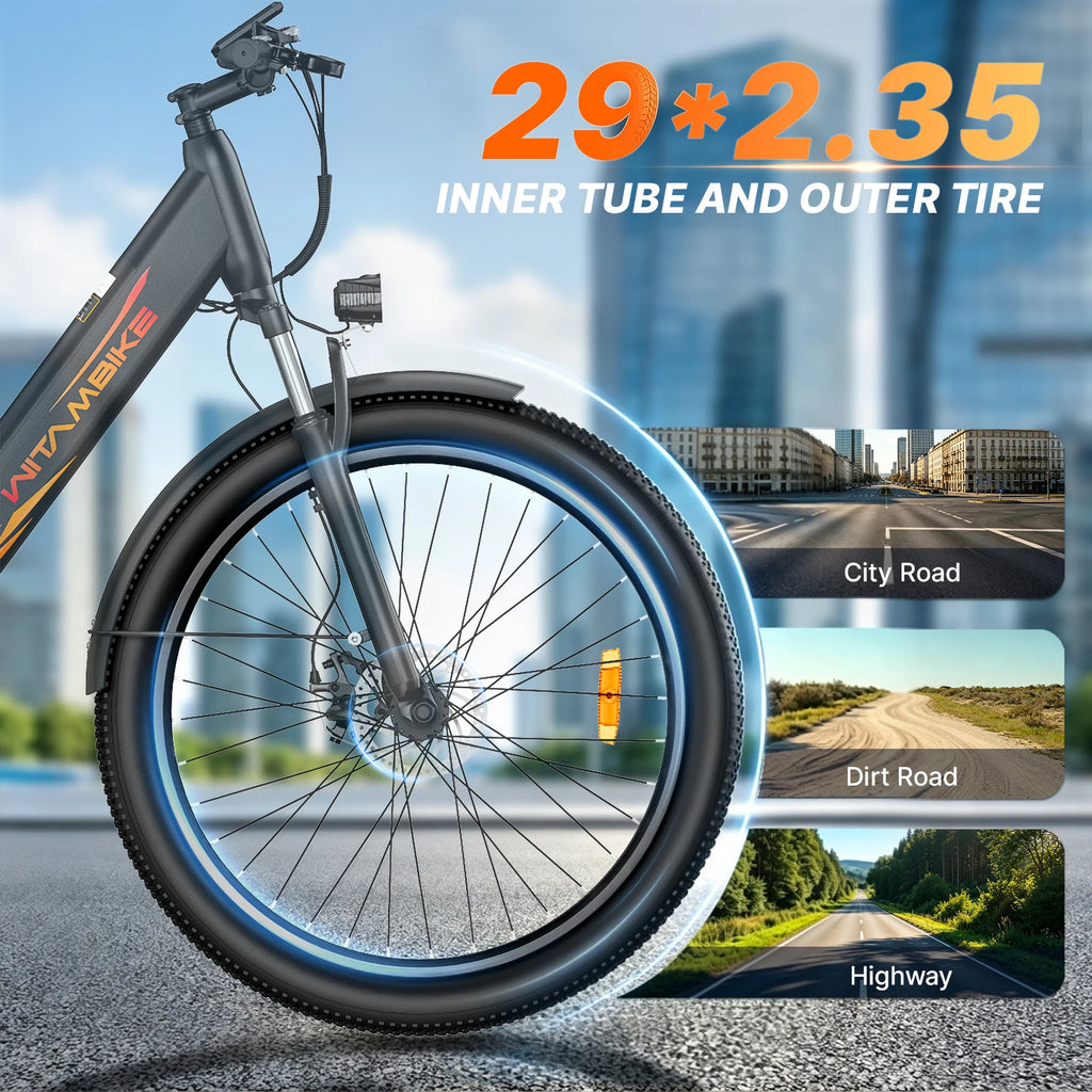 Vélo électrique WITAMBIKE W28 29" Fat Tire  250W