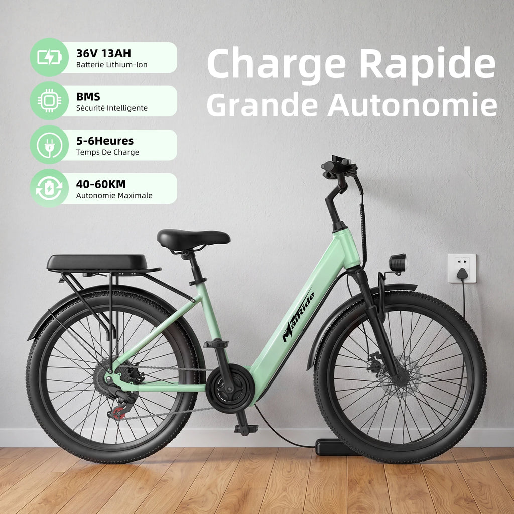 Vélo électrique AAIRSK SU7 24"  250W | 36V 13Ah