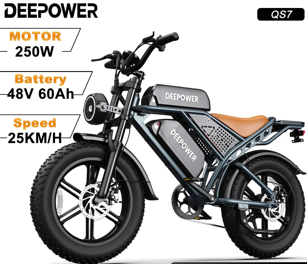 Vélo électrique DEEPOWER 20" Fat Tire  750W |1500W | 48V