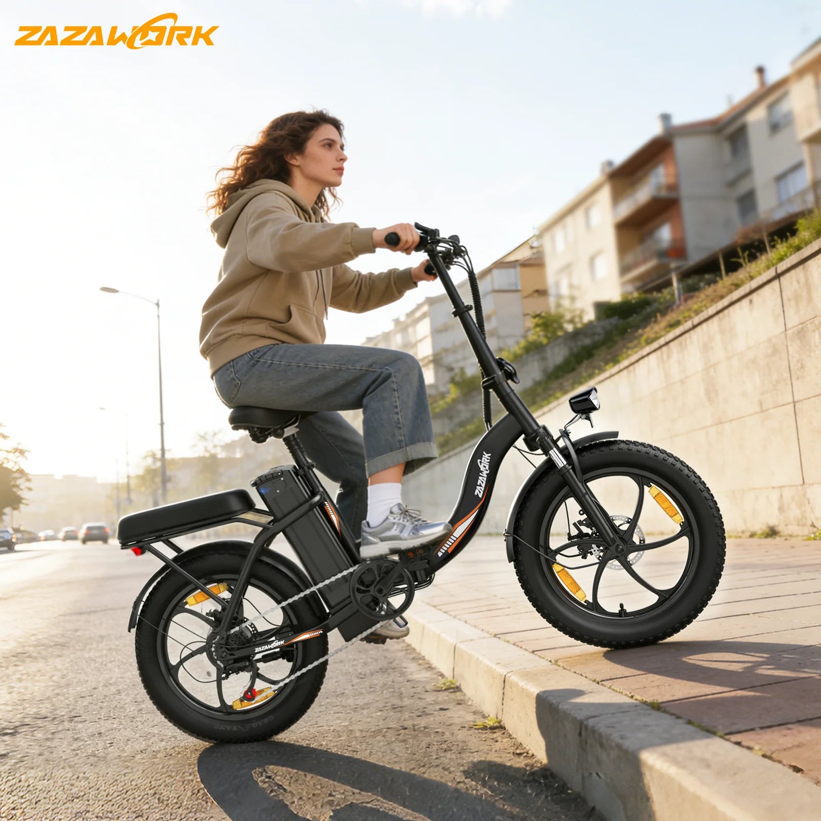 Vélo électrique pliant ZAZAWORK C16 – 20" | 250W | 48V 16Ah