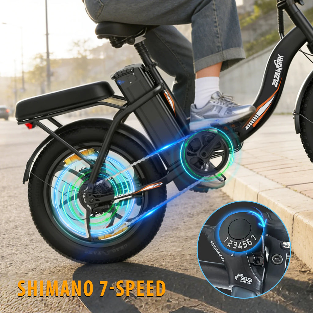 Vélo électrique pliant ZAZAWORK C16 – 20" | 250W | 48V 16Ah