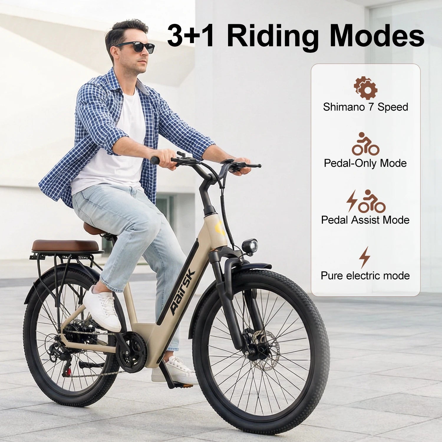 Vélo Électrique Aairsk 250W  36V 13Ah