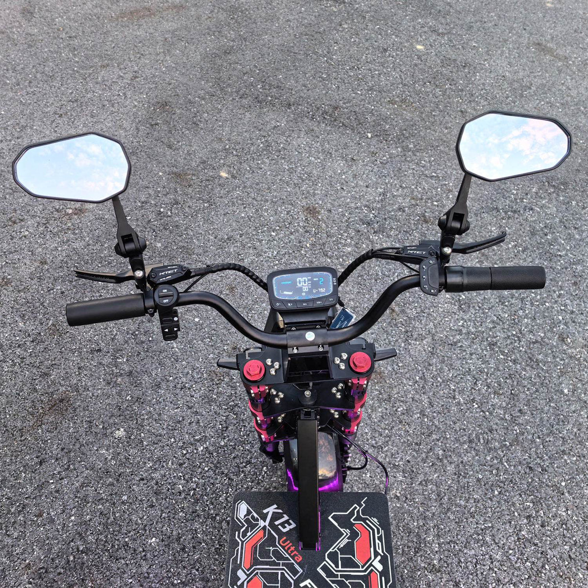 Scooter électrique FLJ F14 | 72V  100Ah  | 12000 W | App & NFC | Jusqu'à 300 km