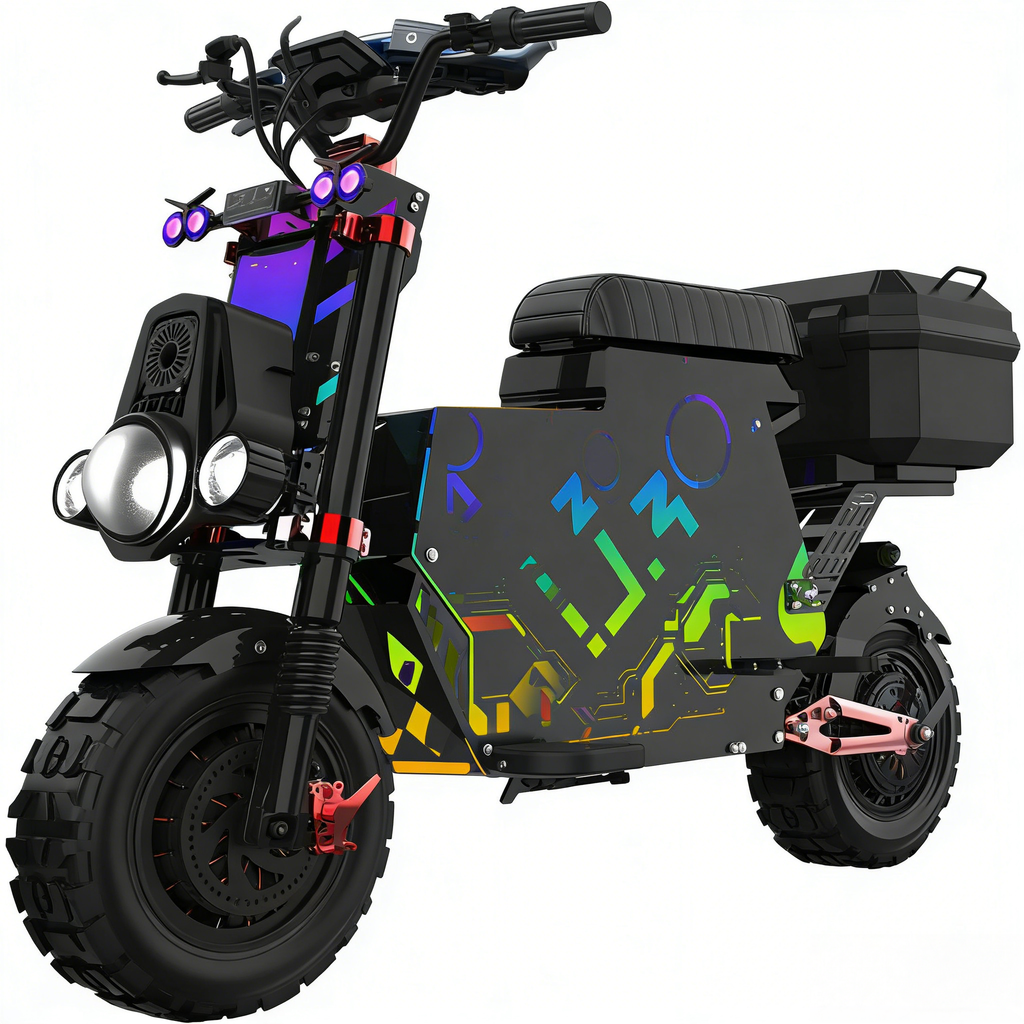 Scooter électrique DO-TOP A7 Max | 72V 12 000W | Citycoco | Jusqu'à 120 km