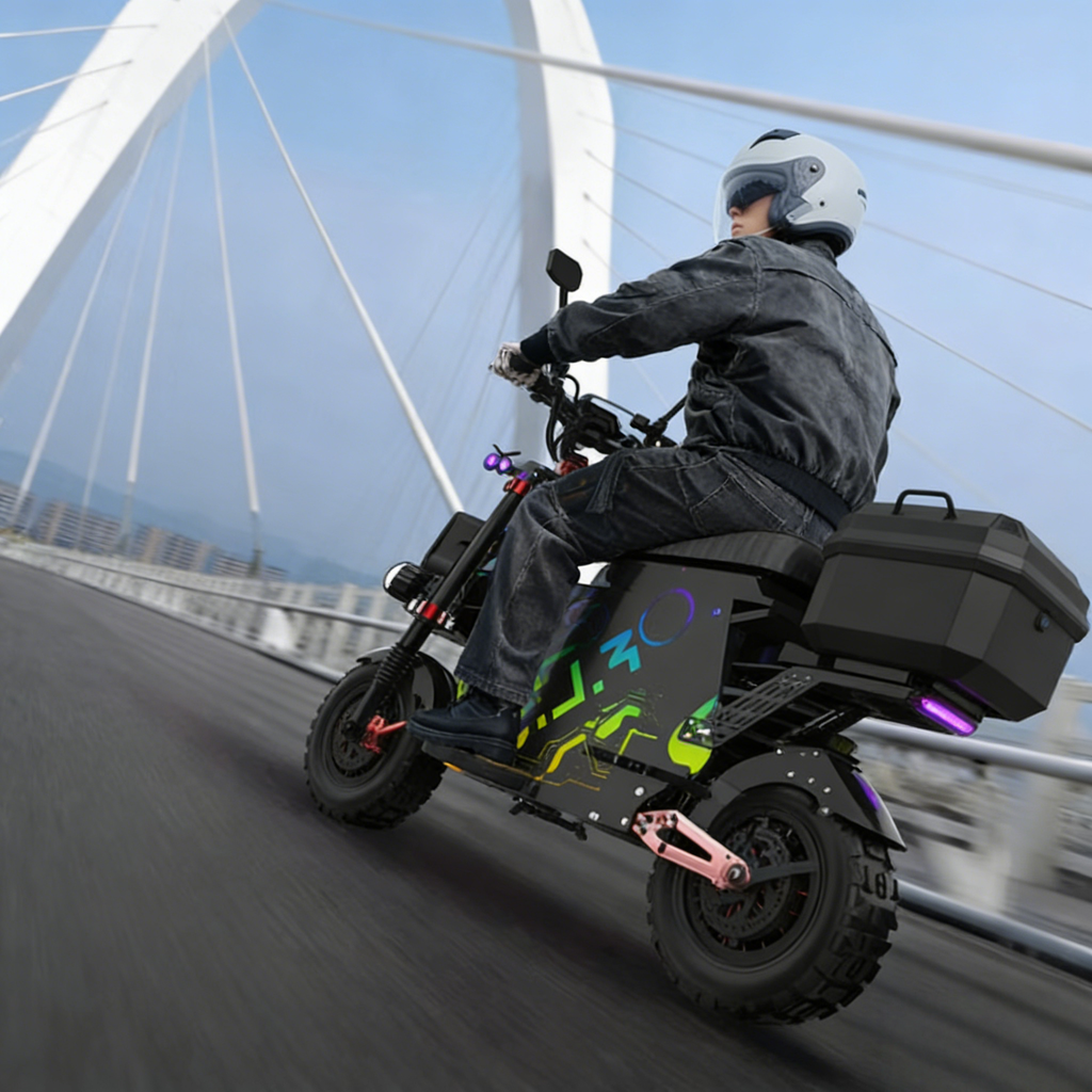 Scooter électrique DO-TOP A7 Max | 72V 12 000W | Citycoco | Jusqu'à 120 km