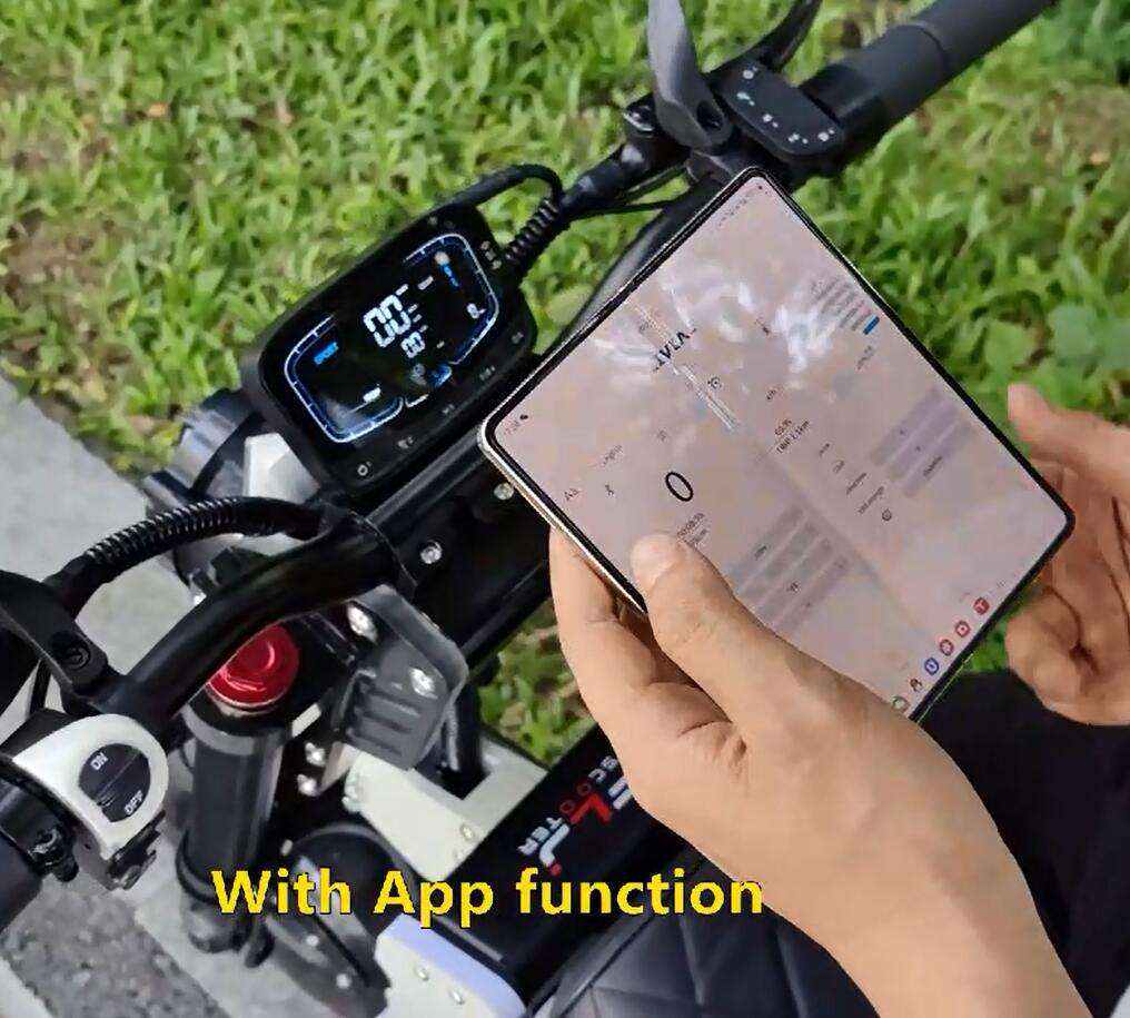 Scooter électrique FLJ F1 | 72V | 12 000W | App & NFC | Jusqu'à 250 km