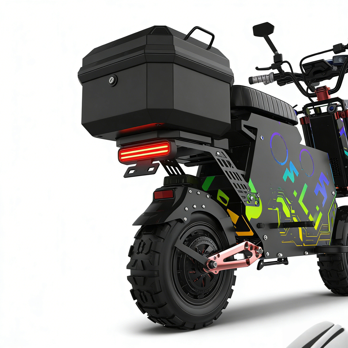 Scooter électrique DO-TOP A7 Max | 72V 12 000W | Citycoco | Jusqu'à 120 km