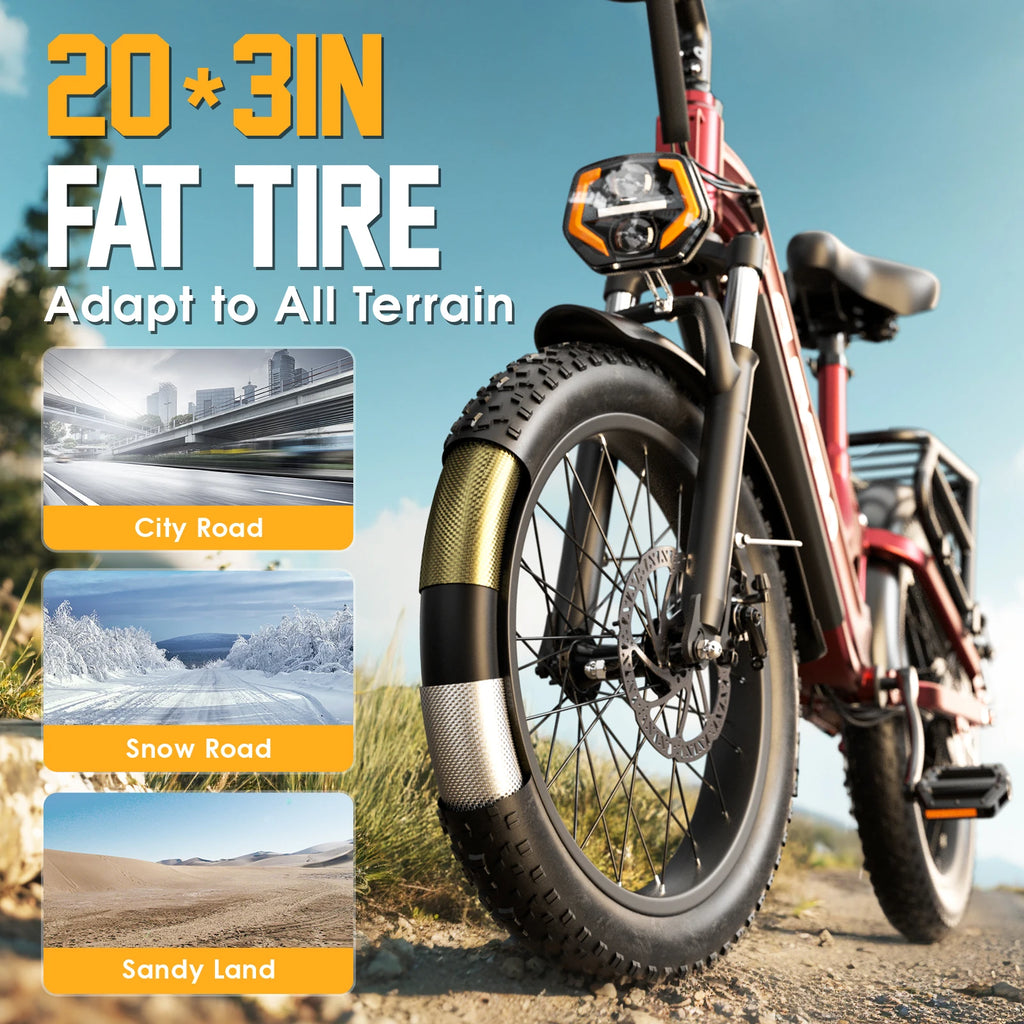 Vélo électrique Cleytro XC20 – 500W | 48V 15,6Ah