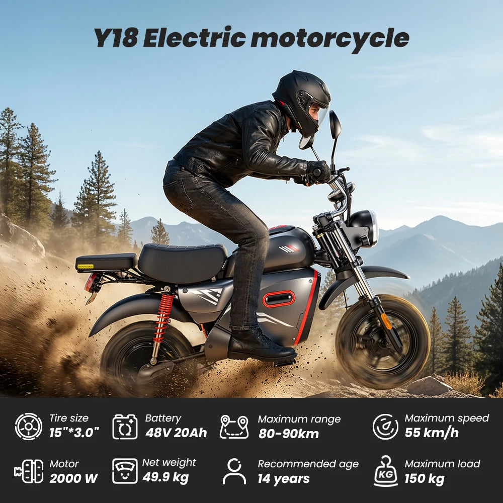 Fast bike  Y18 | 48V 20Ah | 2000W | Tout-Terrain |