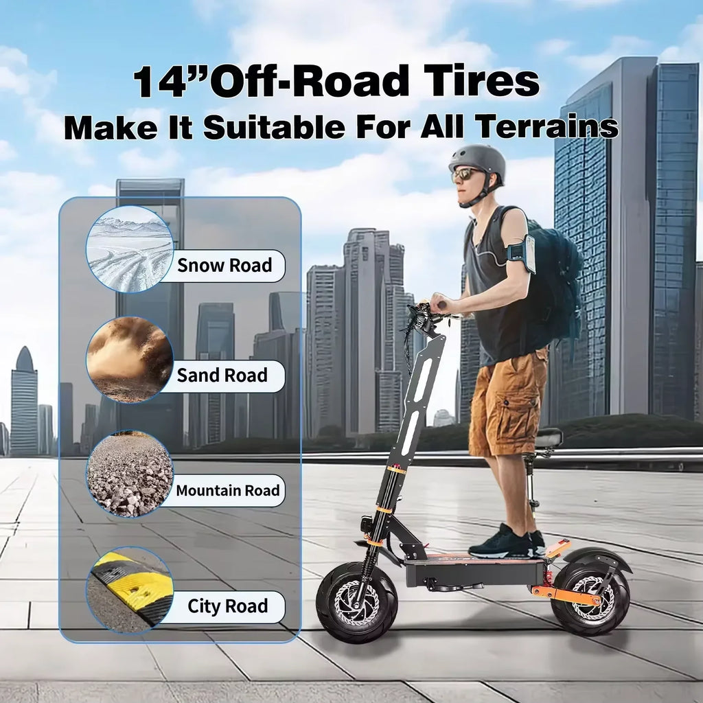 Trottinette Électrique X8 PRO — Double Moteur 10 000 W