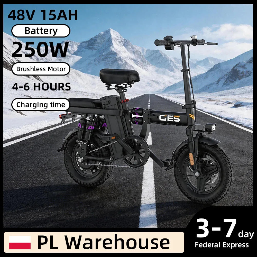 Vélo Électrique Pliant UPlee GE5 –  250W 48V