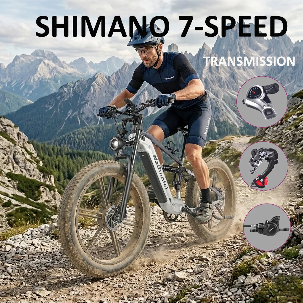 VTT électrique NATHANIEL SYR09 26"  2×1000W | 48V 20Ah Samsung