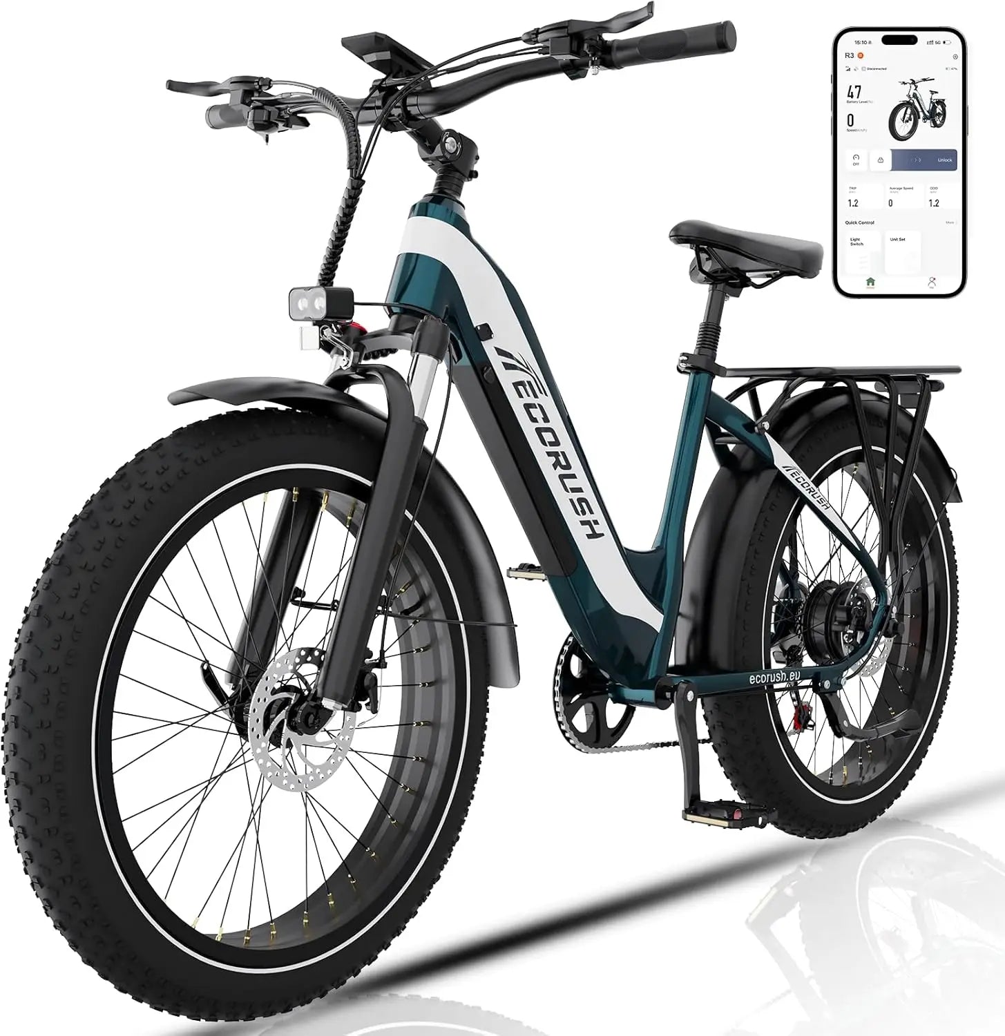 Vélo électrique ECORUSH R3 26"  250W | 48V 20Ah |