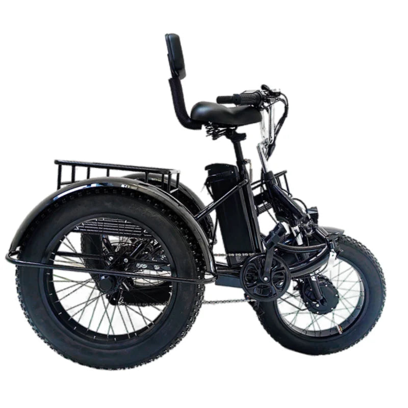 Tricycle Électrique Pliant 3 Roues — Fat Tire 20 pouces  500 W