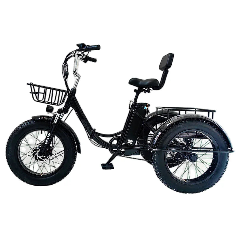 Tricycle Électrique Pliant 3 Roues — Fat Tire 20 pouces  500 W