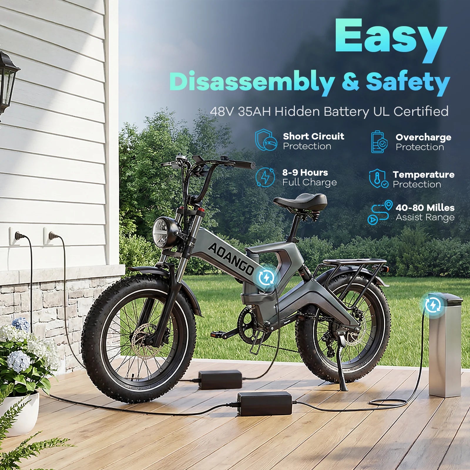 Vélo Électrique Pliant Aoango K6F