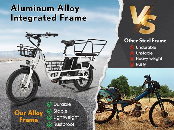 Vélo Électrique Cargo PHILODO Traveller  1000W