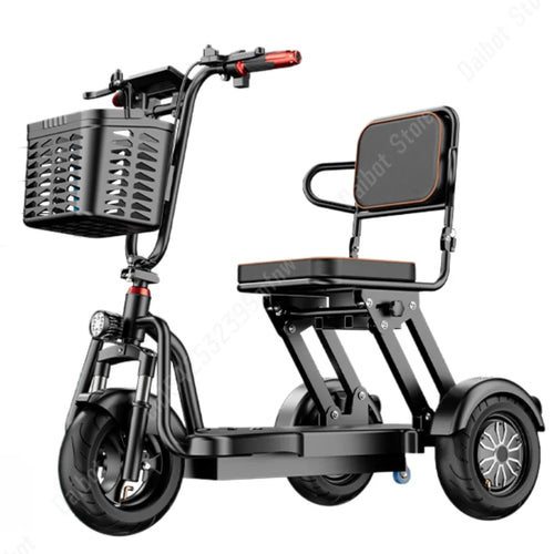 Scooter électrique pliant 3 roues avec siège Daibot | 500W ou 1000W | 48V 20Ah