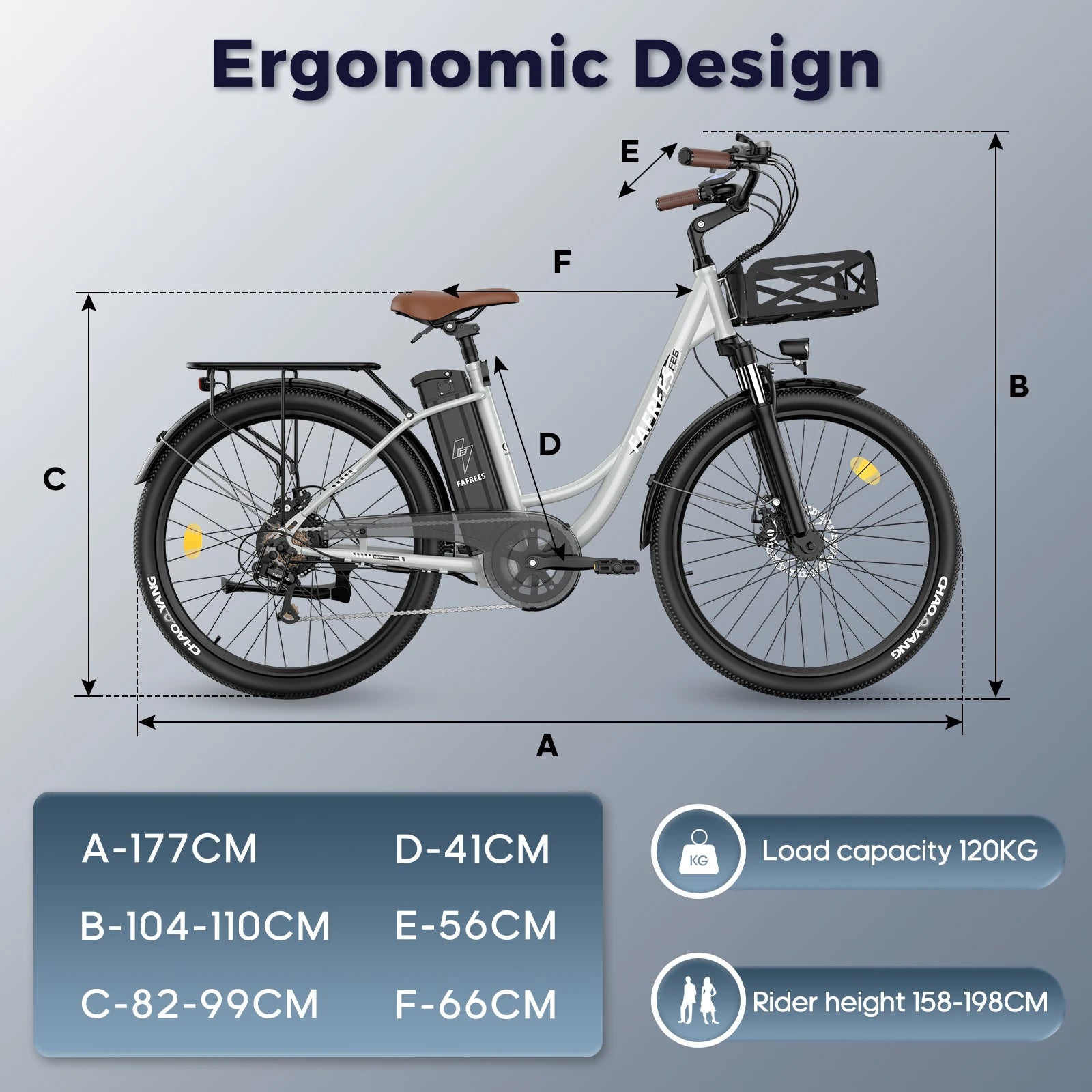 Vélo électrique FAFREES F26 26"  250W | 36V 25Ah