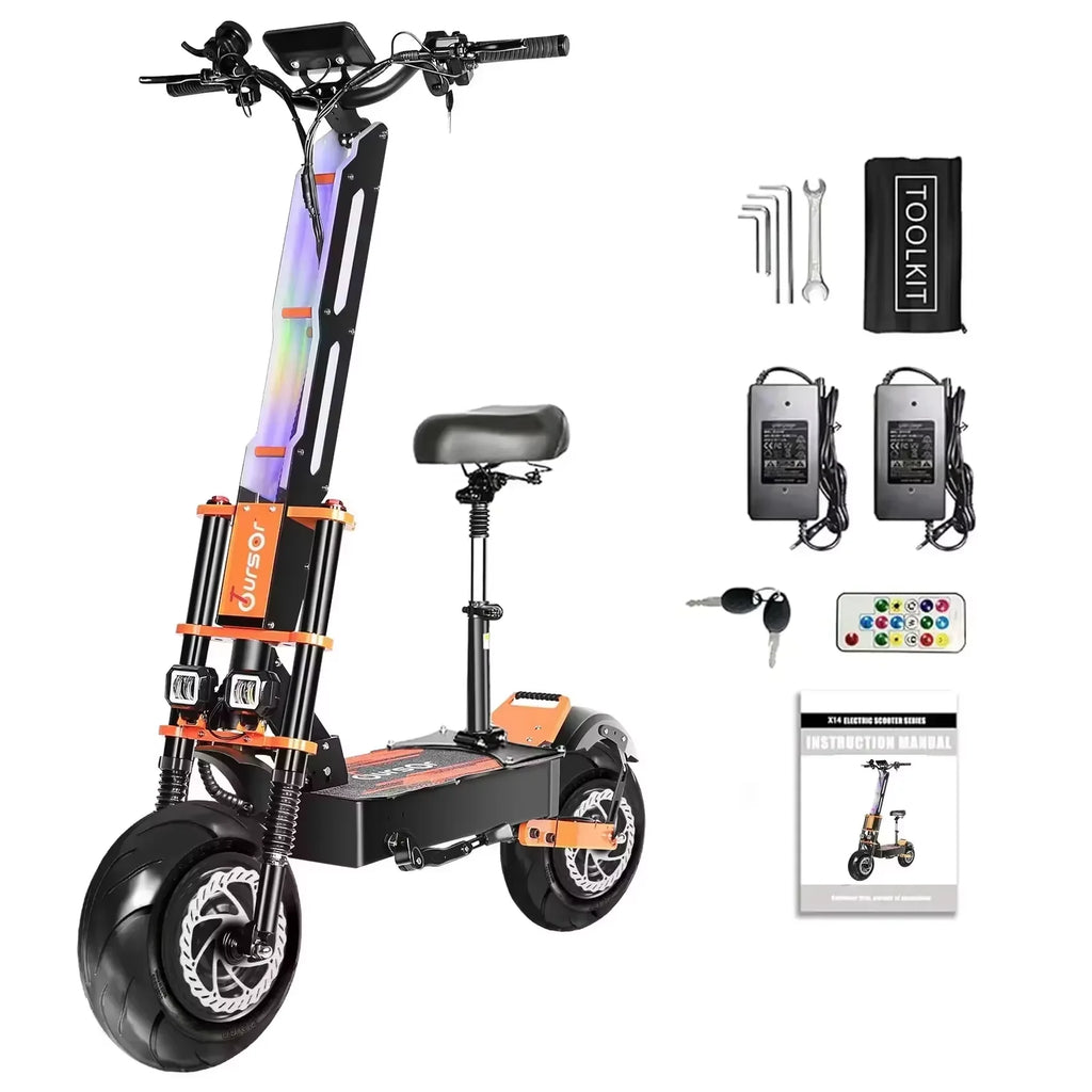 Trottinette Électrique X8 PRO — Double Moteur 10 000 W