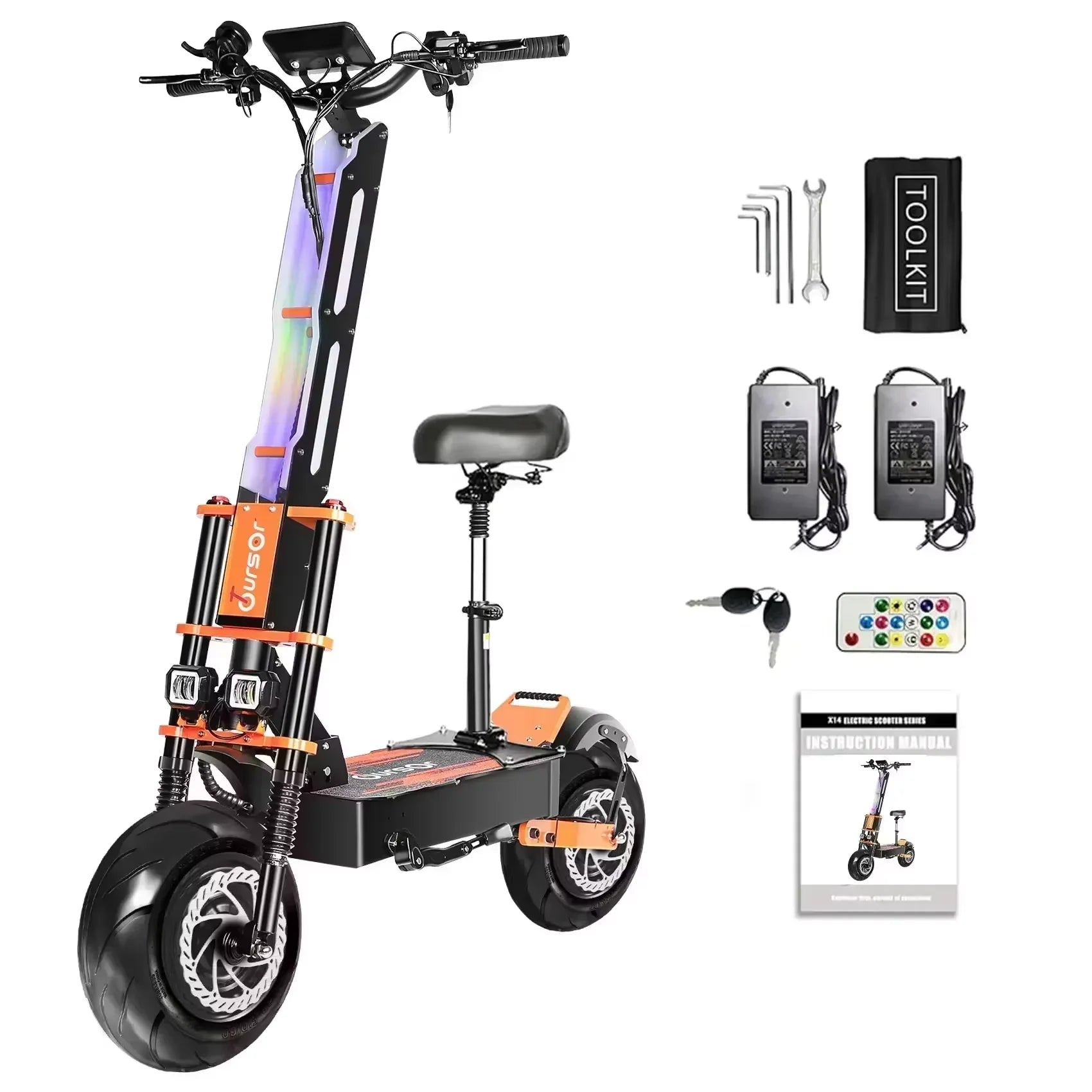 Trottinette Électrique X8 PRO — Double Moteur 10 000 W