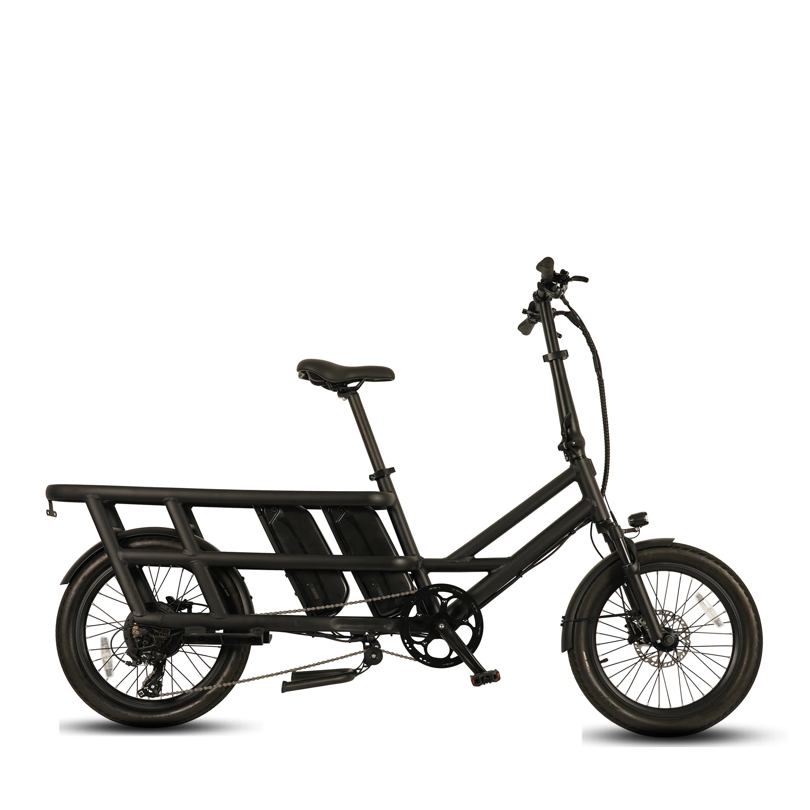 Vélo Électrique Cargo Longue Selle 500W 48V20Ah – 20 Pouces, Multifonctionnel