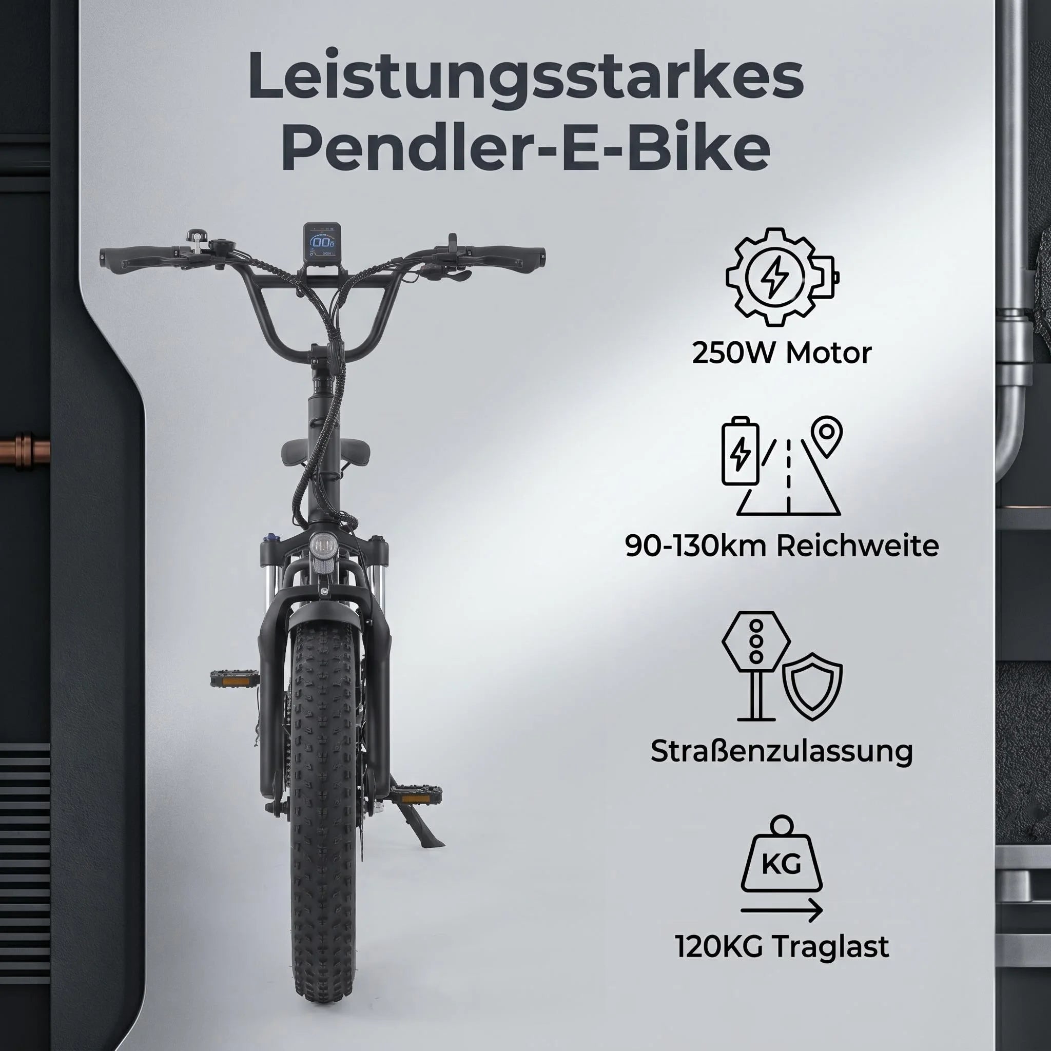 Vélo électrique Evercross Tech EK6 Ultra  20" | 250W