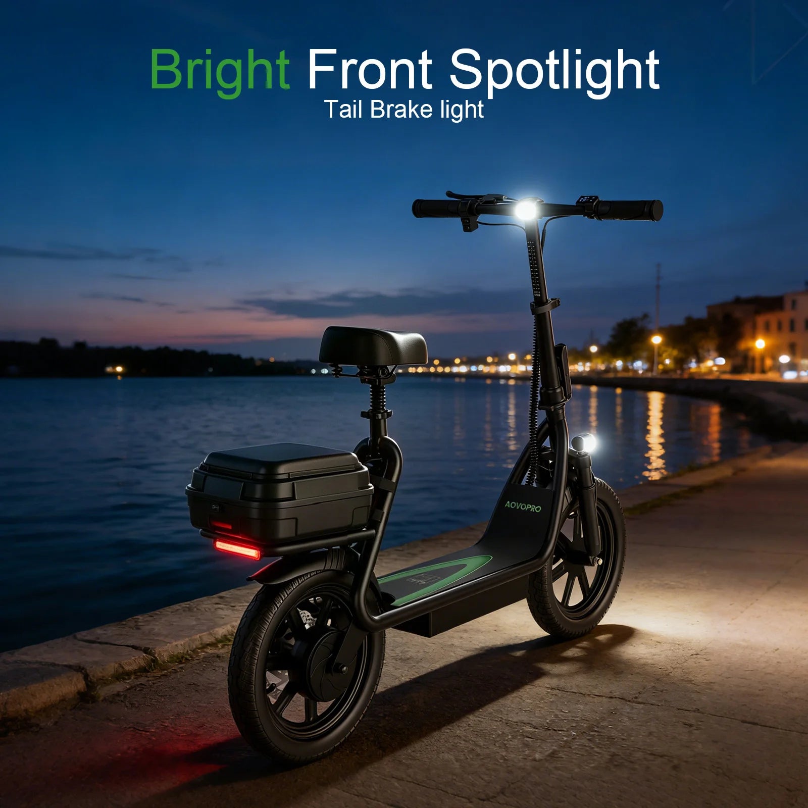VTT électrique AOVOPRO YK18 / YK18 PRO 14"  250W | 48V 10.4Ah