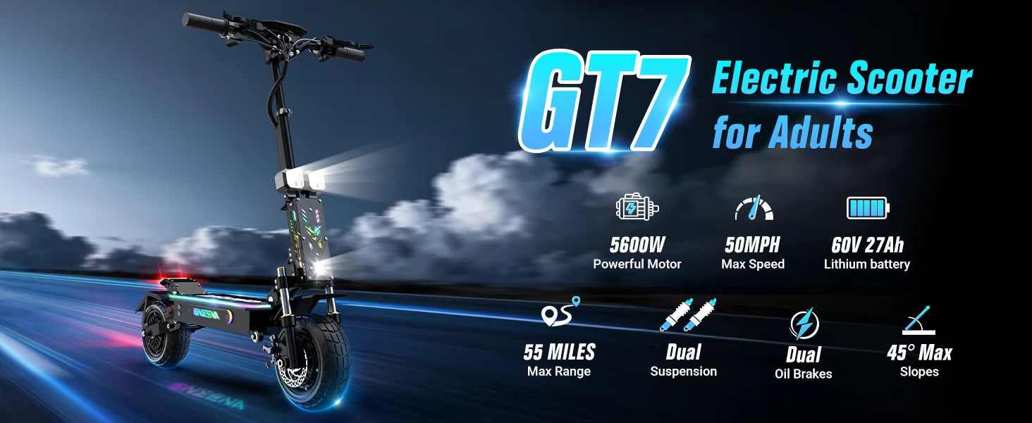 Trottinette Électrique FENGQS GT7 5600W