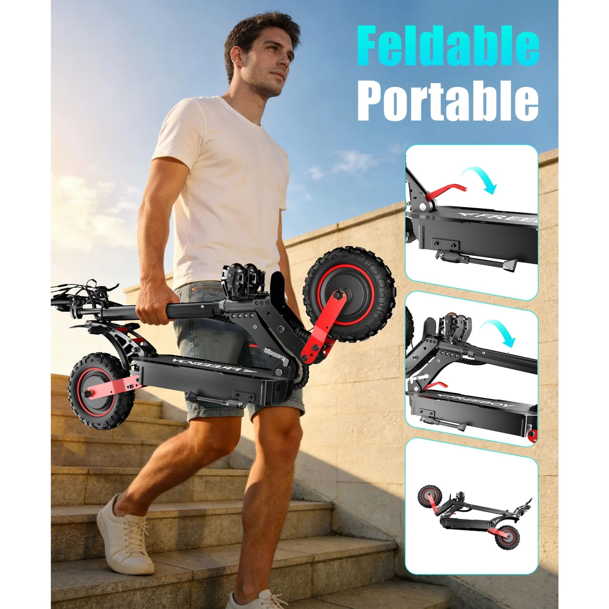 Trottinette électrique FREEBOY H6  48V 21Ah