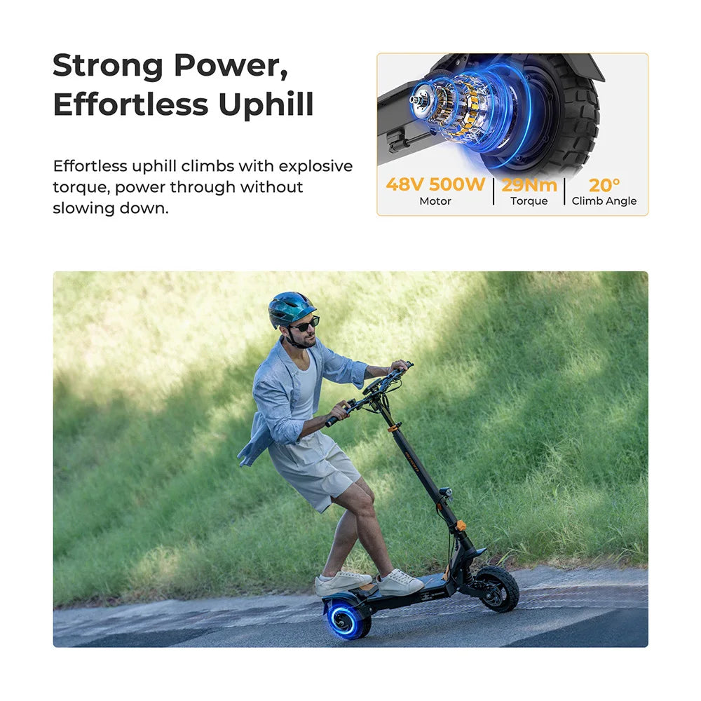 Trottinette électrique AUSOM L1 ABE 10"  500W | 48V  20.8Ah