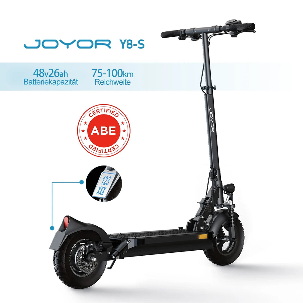 Trottinette électrique JOYOR Y8-S ABE 10"  250W | 48V 26Ah