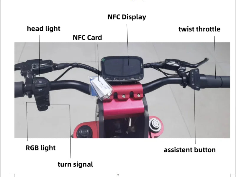 Scooter électrique  GEOFOUGHT Molo 5  | 5000W à 1500W 72V | Jusqu’à 180 km