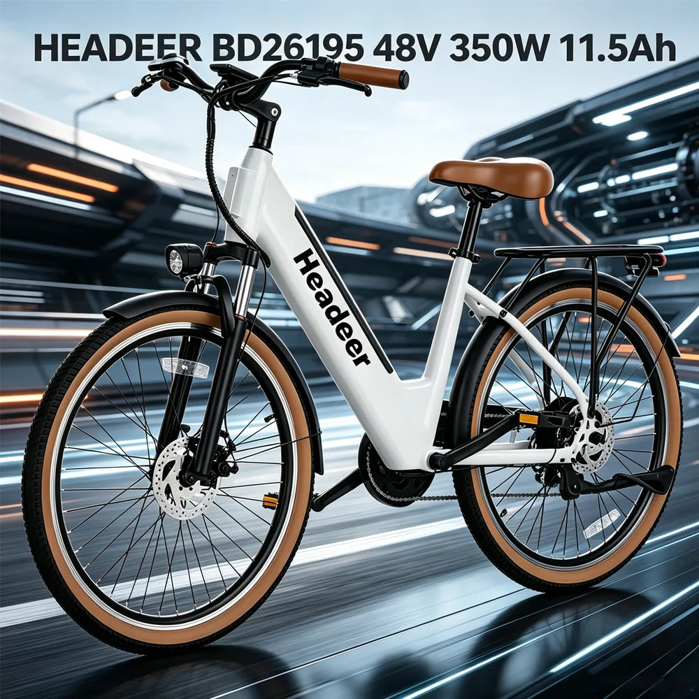 Vélo électrique HEADEER BD26195 26"  350W | 48V 11.5Ah