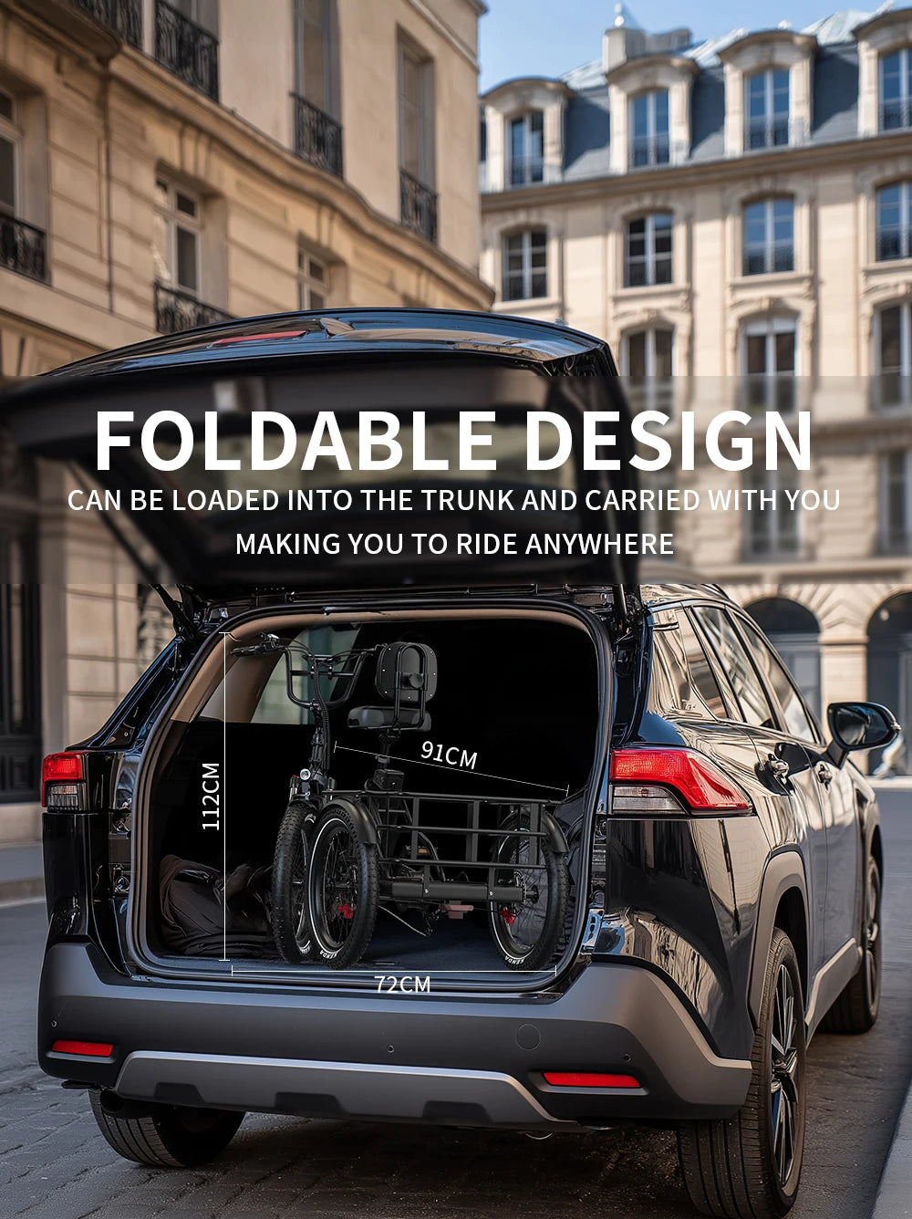 Vélo électrique ONESPORT OT30 PRO 20"  250W | 48V 18Ah | Autonomie 90 km