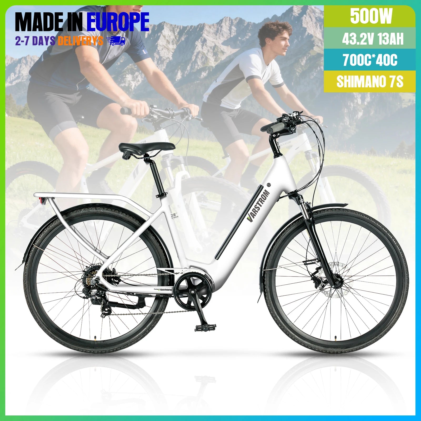 Vélo Électrique Urbain 28" – Moteur 250W