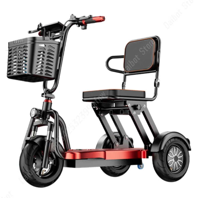 Scooter électrique pliant 3 roues avec siège Daibot | 500W ou 1000W | 48V 20Ah