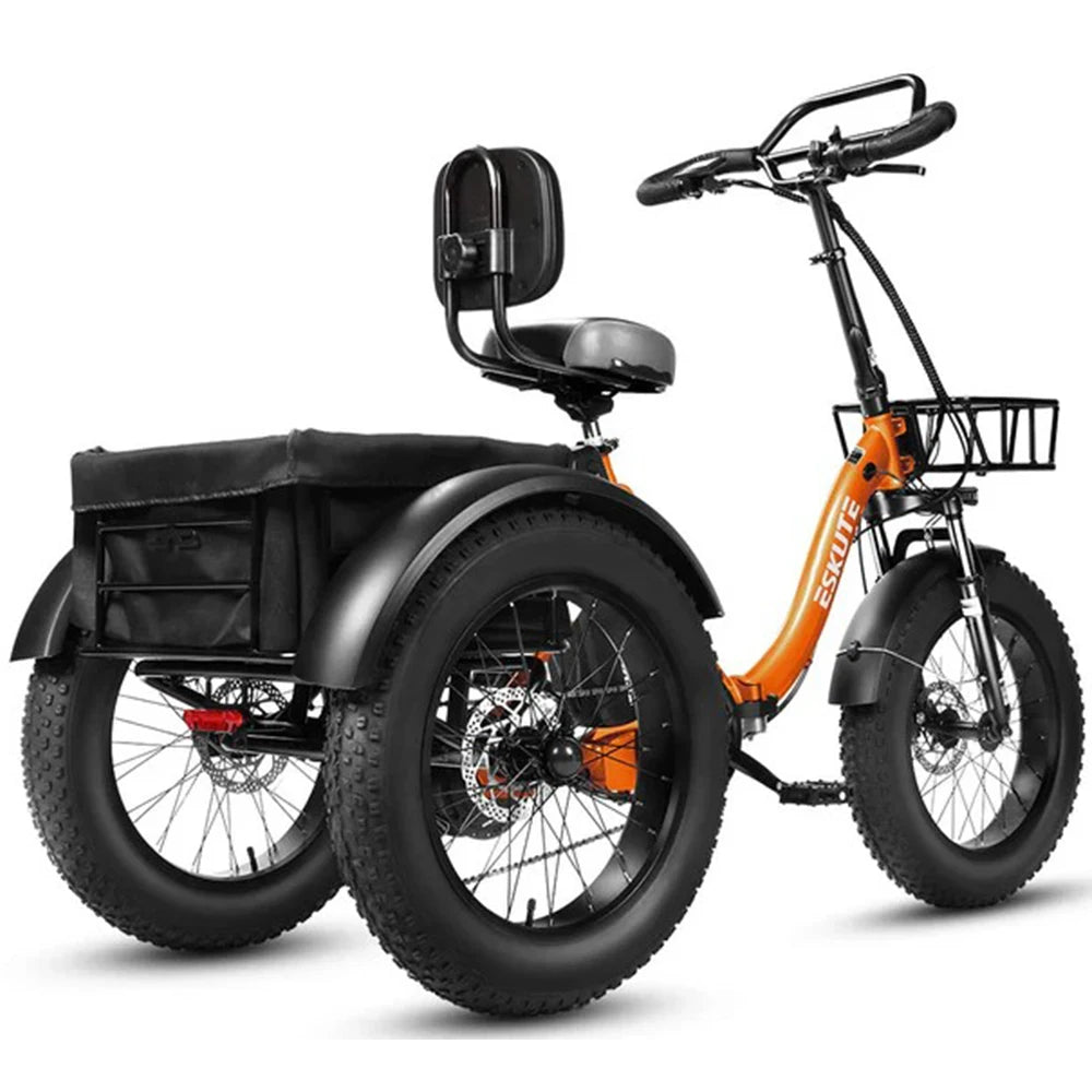 Tricycle Électrique Cargo Pliable ESKUTE T302 Pro | 48V  250W