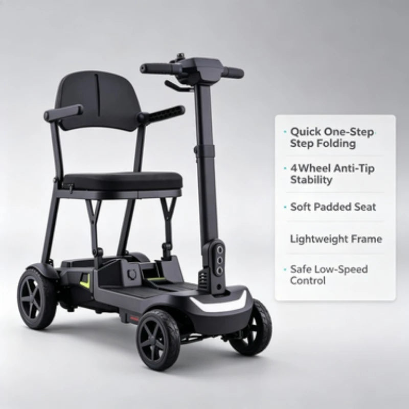 Scooter de mobilité électrique 985S – Pliant, compact et léger